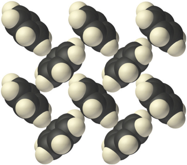 solid molecular structure