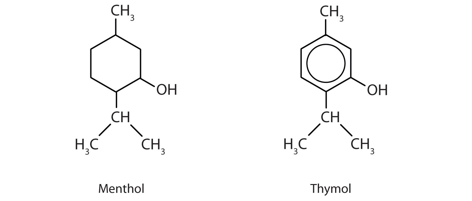 menthol molecular structure