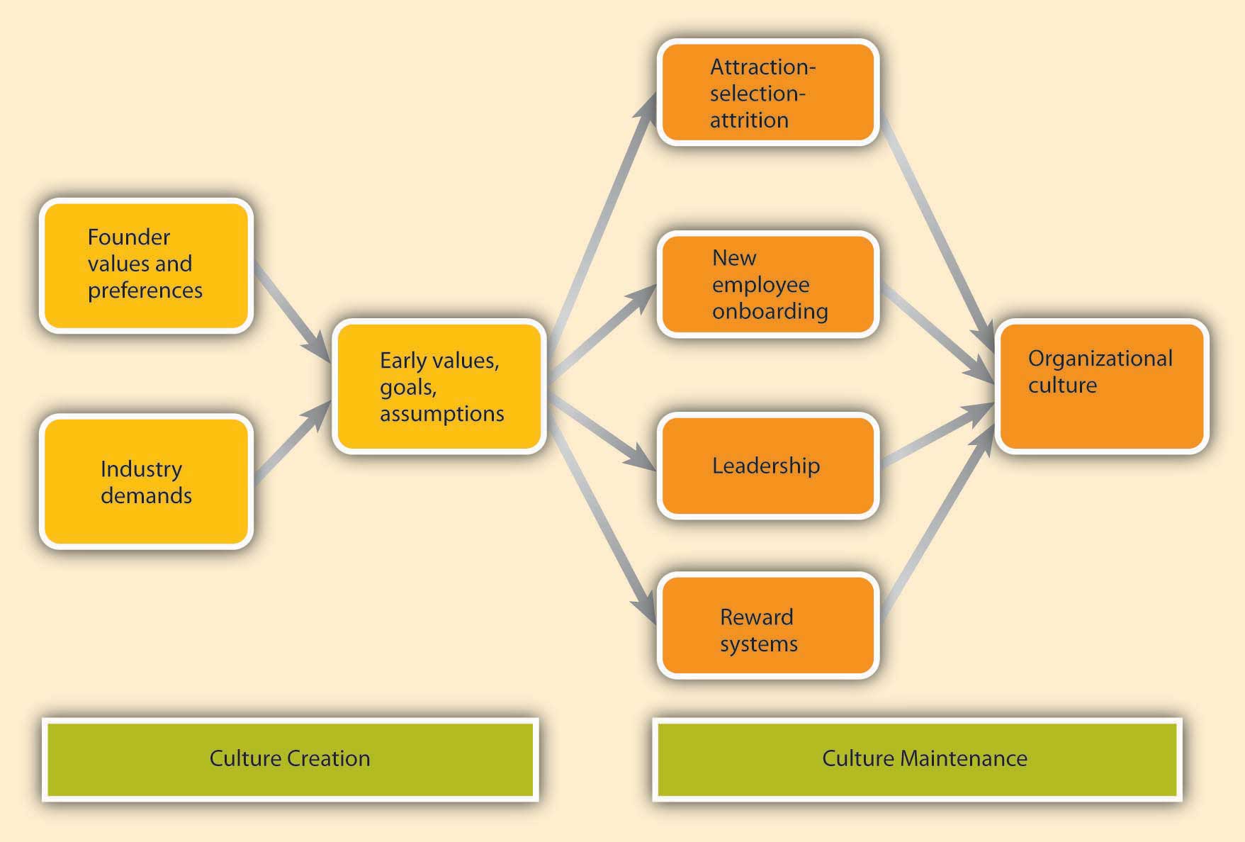 figure 8 10 model describing how cultures are created and maintained