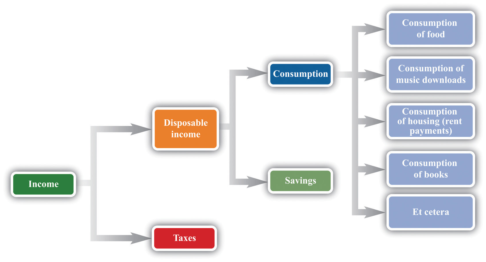 Figure 3.1 What You Do with Your Income