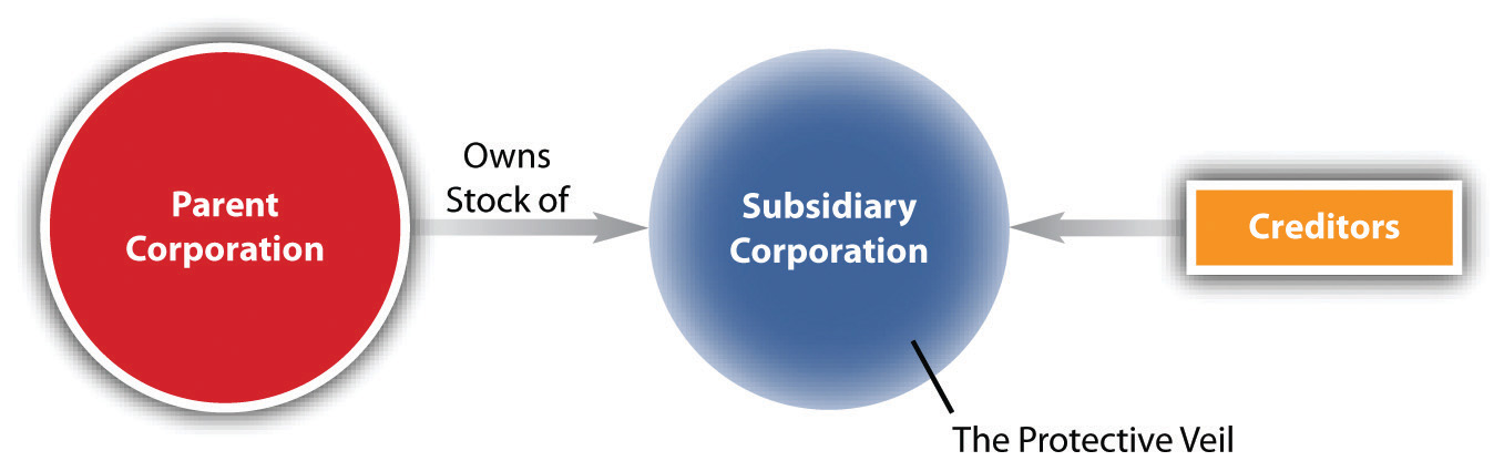 Figure 16.2 The Subsidiary as a Corporate Veil