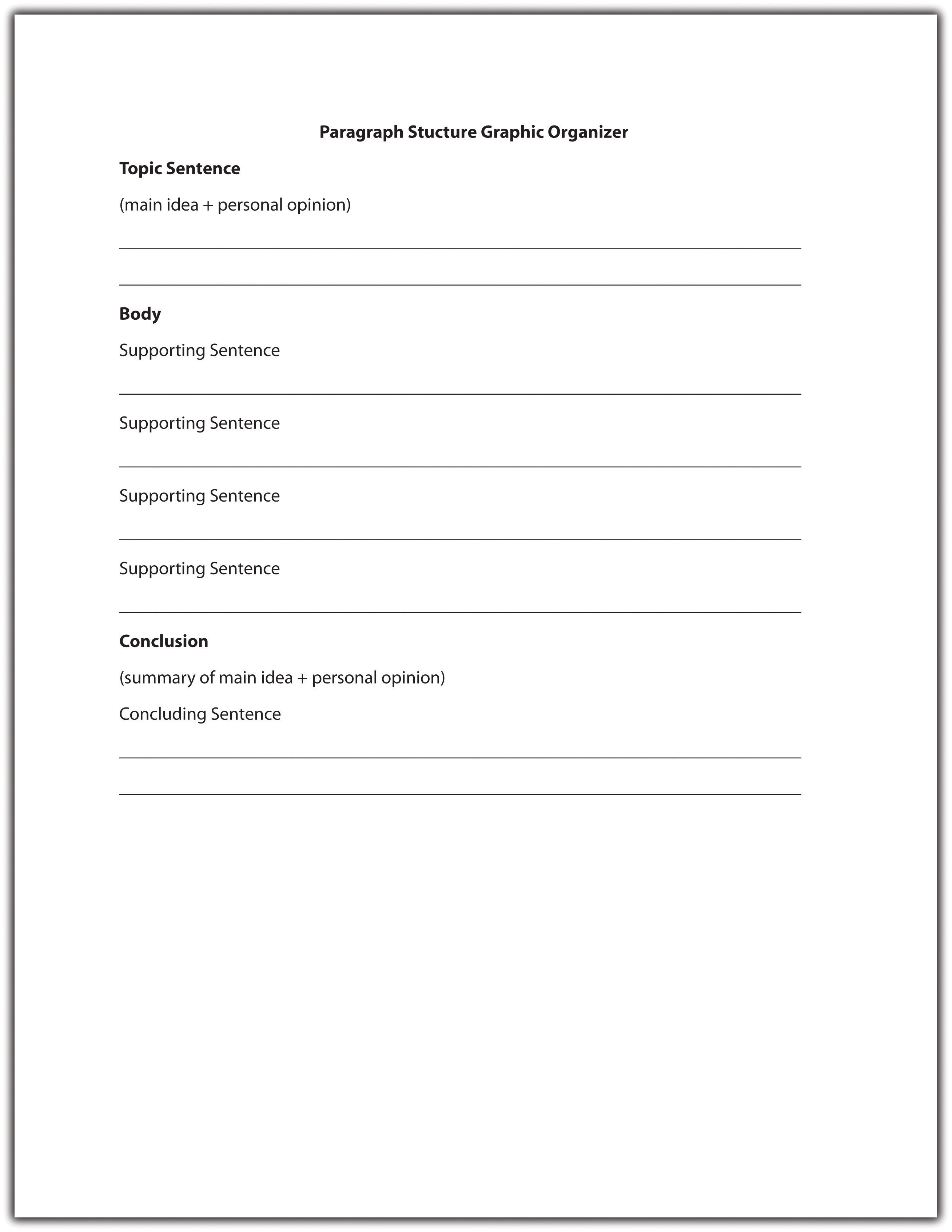 Paragraph Organizer