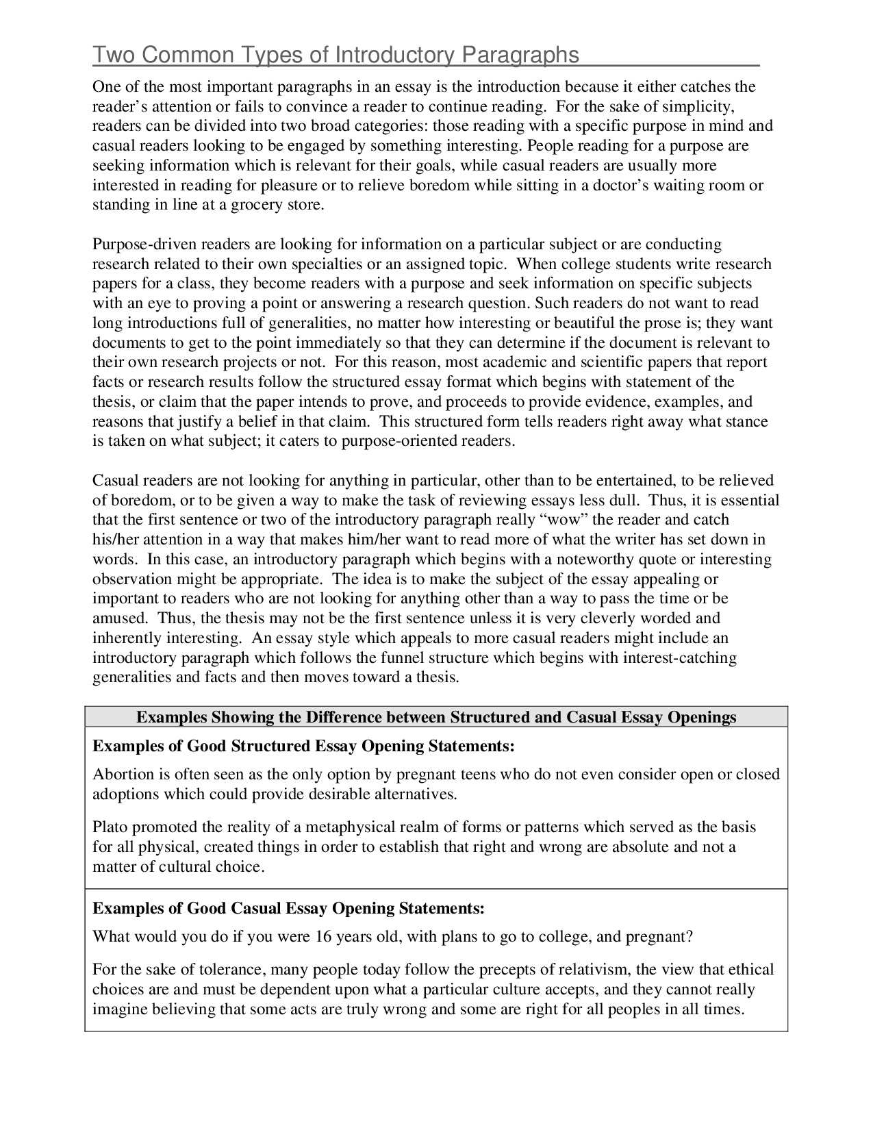 Sample Definition Essay - 