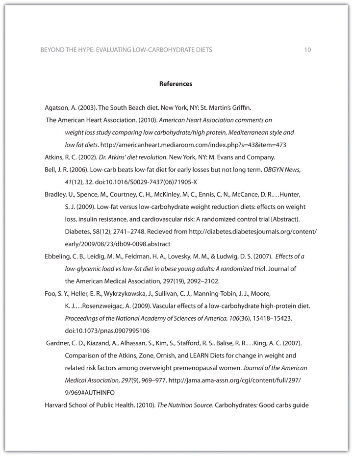 Types of Papers & Student Samples