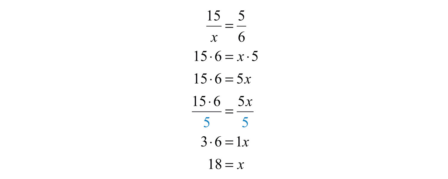 Cross Multiplication With Variables And Exponents
