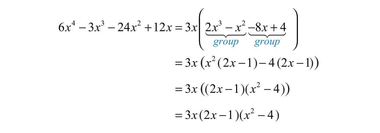 Factor By Grouping Factor By Grouping With 4 Terms
