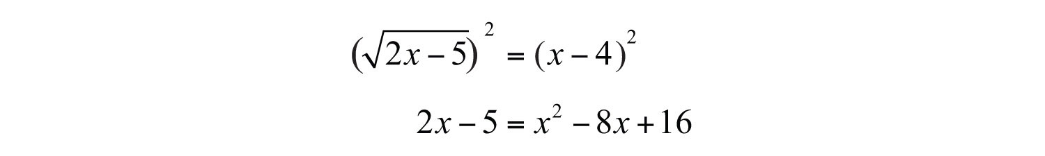 Algebra 2 Square Root Functions And Inequalities. Step 2: Square both sides.