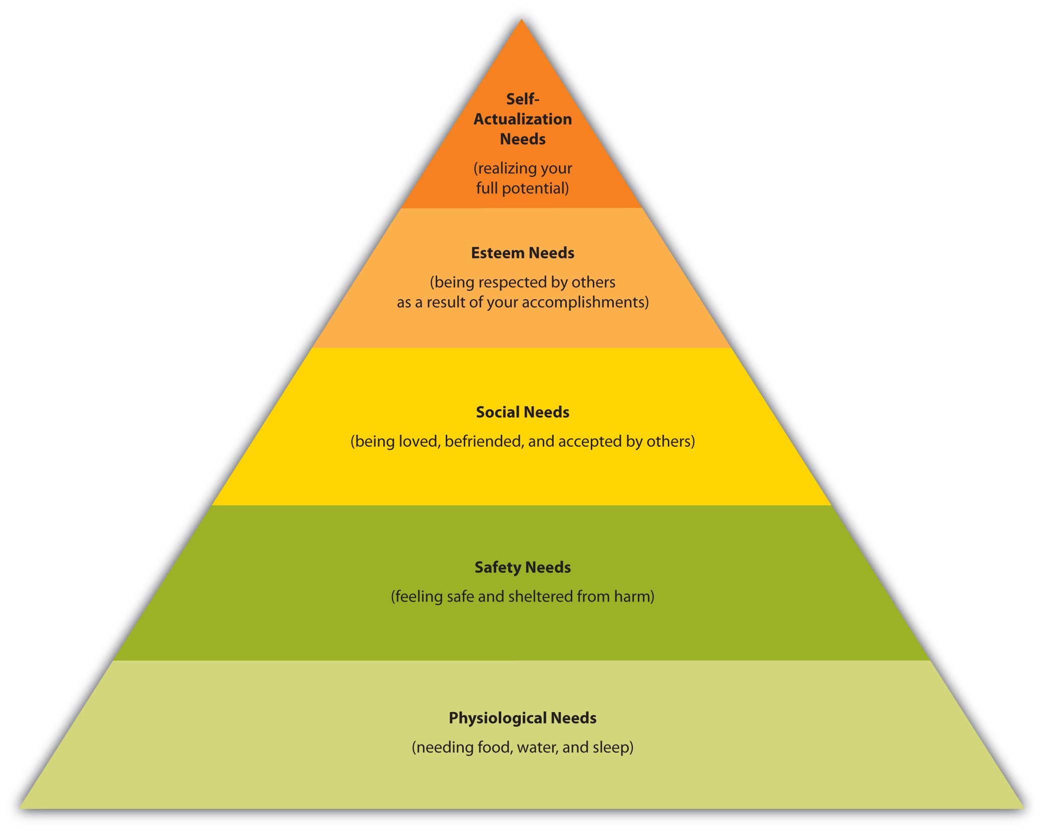 Hierarchy of needs flashcards | quizlet